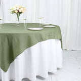 70inch Eucalyptus Sage Green Polyester Square Table Overlay