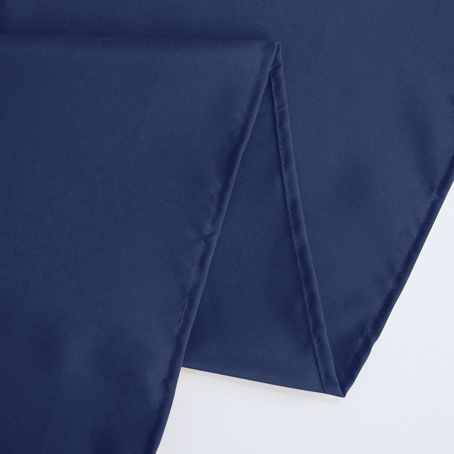 70inch Navy Blue 200 GSM Seamless Premium Polyester Square Table Overlay