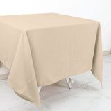 Nude Polyester Square Tablecloth 70"x70"