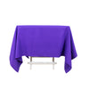 70inch Purple 200 GSM Seamless Premium Polyester Square Tablecloth