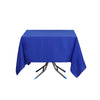 70" Royal Blue Square Polyester Tablecloth