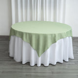 70inch Sage Green Square Polyester Tablecloth | Washable Linen Tablecloth