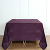 70inch Eggplant Square Polyester Tablecloth
