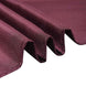 90inch Burgundy Seamless Square Polyester Table Overlay