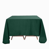 Hunter Emerald Green Polyester Square Tablecloth 90x90 Inch
