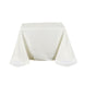 90Inch Ivory Seamless Square Polyester Tablecloth
