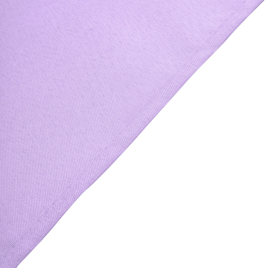 90inch Lavender Lilac Seamless Square Polyester Table Overlayay