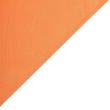 Orange Polyester Square Tablecloth 90Inch