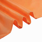 Orange Polyester Square Tablecloth 90Inch