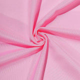 90 Inch Pink Seamless Square Polyester Tablecloth#whtbkgd