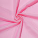 90inch Pink Seamless Square Polyester Table Overlay#whtbkgd