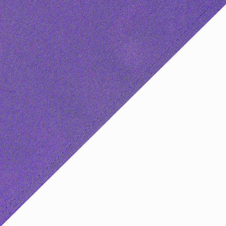 90inch Purple Seamless Square Polyester Table Overlay