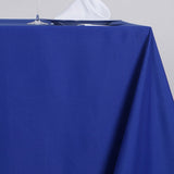 Royal Blue Polyester Square Tablecloth 90"x90"