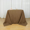 90inch Taupe Seamless Square Polyester Tablecloth