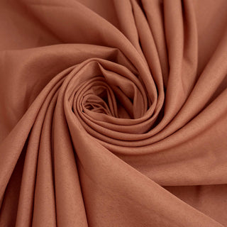 Terracotta (Rust) Seamless Square Polyester Table Overlay for Any Occasion