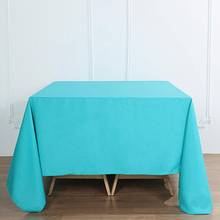 Turquoise Tablecloth for a Festive Look