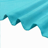 Turquoise Polyester Square Tablecloth 90inch