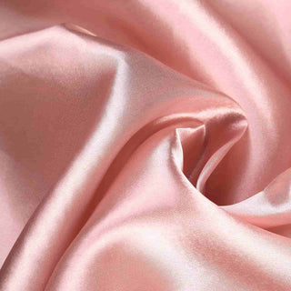 Create a Romantic Atmosphere with the Dusty Rose Satin Tablecloth