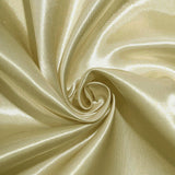 108inch Champagne Satin Round Tablecloth#whtbkgd