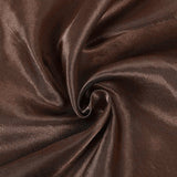 108 inch Chocolate Satin Round Tablecloth #whtbkgd