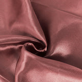 108inch Cinnamon Rose Satin Round Tablecloth#whtbkgd