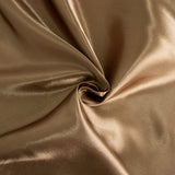 108inch Taupe Smooth Satin Round Tablecloth#whtbkgd