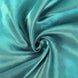 108inches Turquoise Satin Round Tablecloth#whtbkgd