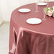 120inch Cinnamon Rose Seamless Satin Round Tablecloth