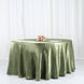 120inch Eucalyptus Sage Green Satin Round Tablecloth