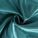 120inch Peacock Teal Satin Round Tablecloth#whtbkgd