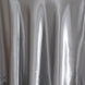 120 inch Silver Satin Round Tablecloth