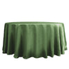 120inch Olive Green Satin Round Tablecloth