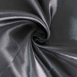 132Inch Black Seamless Satin Round Tablecloth#whtbkgd