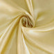 132inch Champagne Seamless Satin Round Tablecloth#whtbkgd