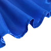 132Inch Royal Blue Seamless Satin Round Tablecloth