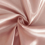 90Inch Dusty Rose Satin Round Tablecloth#whtbkgd