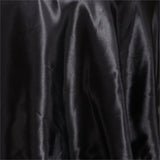 90 inches Black Satin Round Tablecloth