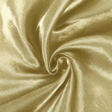 90inch Champagne Satin Round Tablecloth#whtbkgd