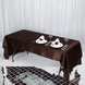 50"x120" Chocolate Satin Tablecloth