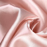 60"x102" Dusty Rose Satin Rectangular Tablecloth#whtbkgd