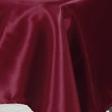 60x102" Burgundy Satin Rectangular Tablecloth