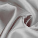 120 inch Silver Satin Round Tablecloth#whtbkgd