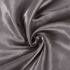 60x126 Charcoal Grey Satin Rectangular Tablecloth#whtbkgd