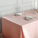 60x126 Dusty Rose Satin Rectangular Tablecloth