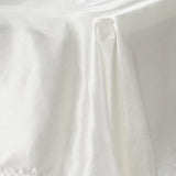 60x126 Ivory Satin Rectangular Tablecloth