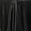 72x120" BLACK Wholesale SATIN Banquet Linen Wedding Party Restaurant Tablecloth