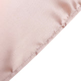 90x132Inch Dusty Rose Satin Seamless Rectangular Tablecloth