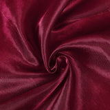 90x132Inch Burgundy Satin Seamless Rectangular Tablecloth#whtbkgd