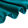 90x132inch Peacock Teal Satin Seamless Rectangular Tablecloth