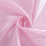 90x132Inch Pink Satin Seamless Rectangular Tablecloth#whtbkgd